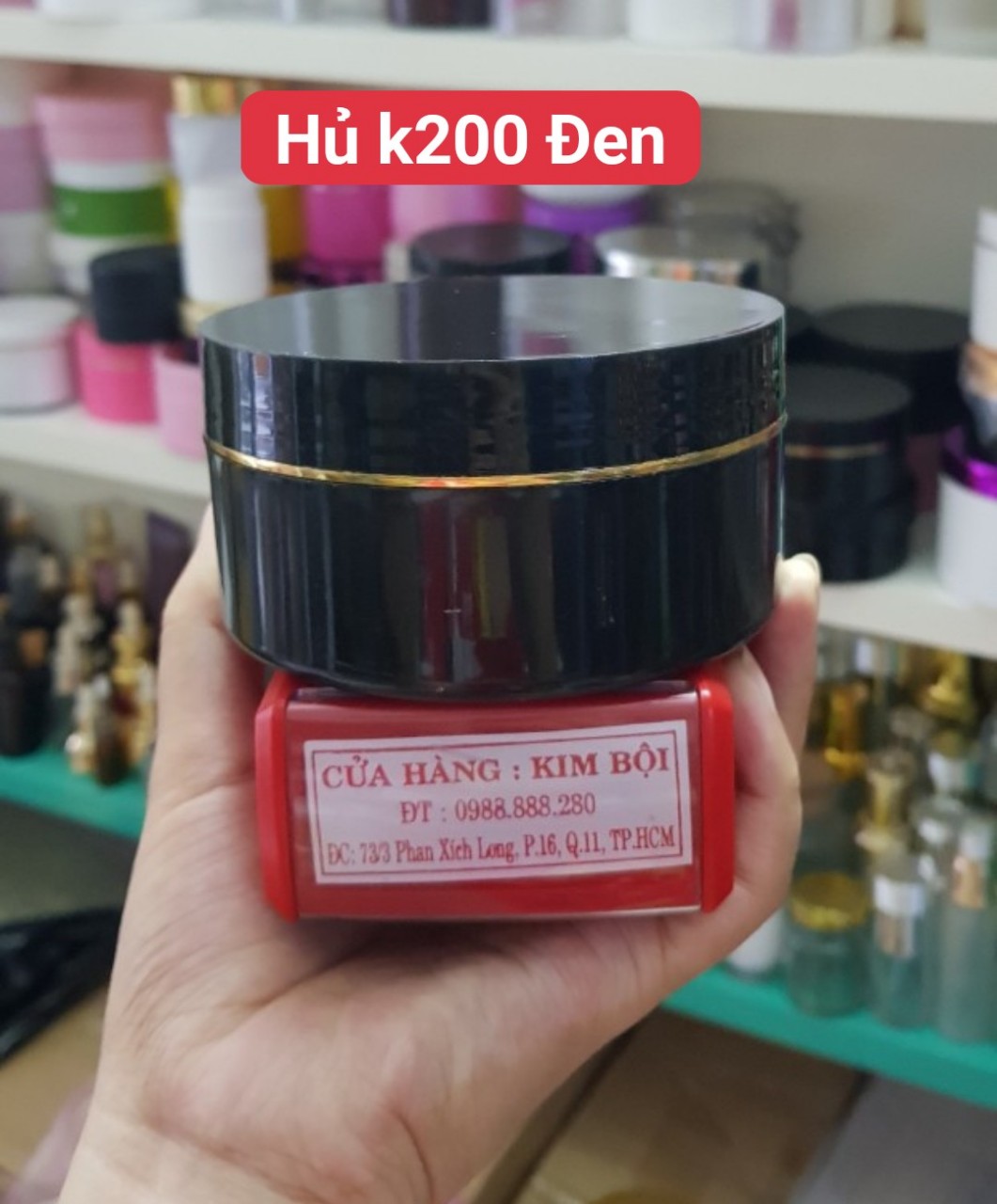 hủ đựng kem đen